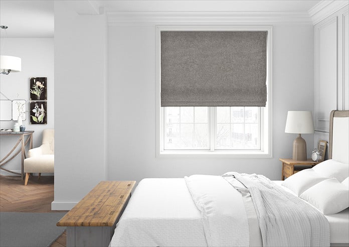 Rya, Platinum - Twist&Fit Roman Blind - Image 5